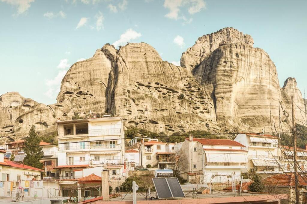 House With Amazing View Of Meteora Daire Kalampáka Dış mekan fotoğraf